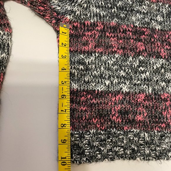 Wet Seal Women Stripped Multicolor Wool Blend  Knit Sweater - Picture 3 of 6